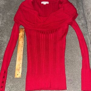 Stretchy Red Sweater-size small